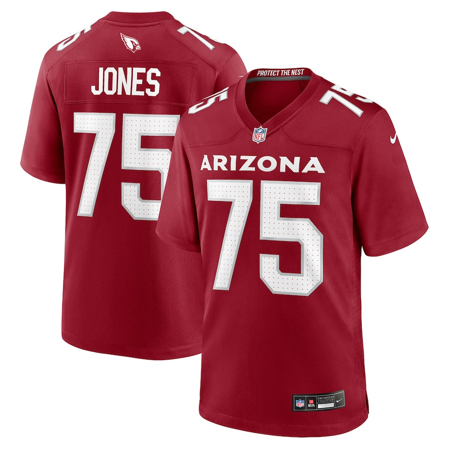 Christian Jones 75 Arizona Cardinals Team Game Men Jersey - Cardinal - JSDV323