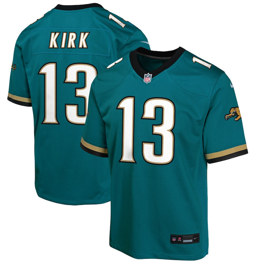 Christian Kirk 13 Jacksonville Jaguars Prowler Throwback Player Game YOUTH Jersey - Teal - JSDV683