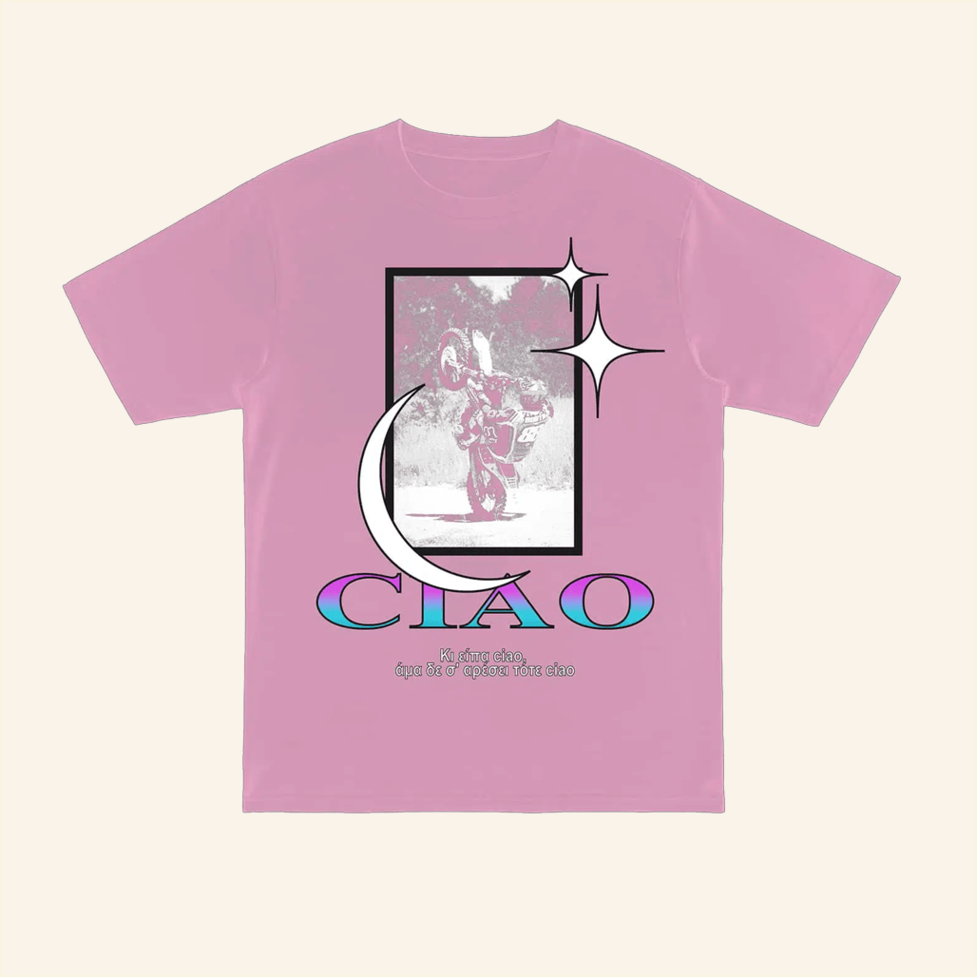 Ciao Light Pink T-Shirt Marina Satti Merch Best Friend Birthday Gifts Christmas Presents