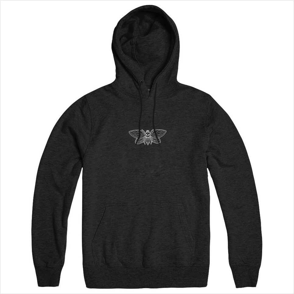Cicada - Embroidered Hoodie Landmvrks Merch Landmvrks Hoodie Father'S Day Gifts For Metal Music Lovers