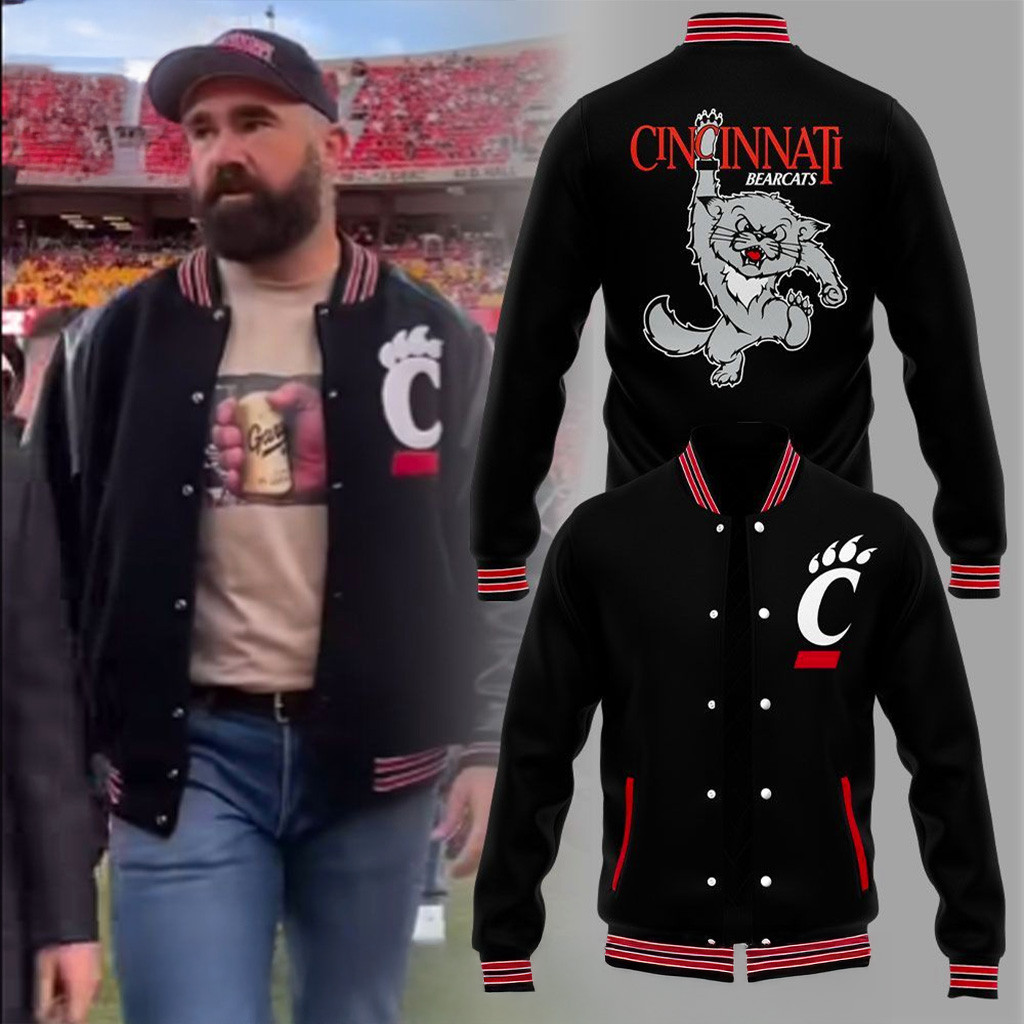 Cincinnati Bearcats Football Welcome Home Kelce Jacket Bearcats Merch Football Fan Gift Ideas