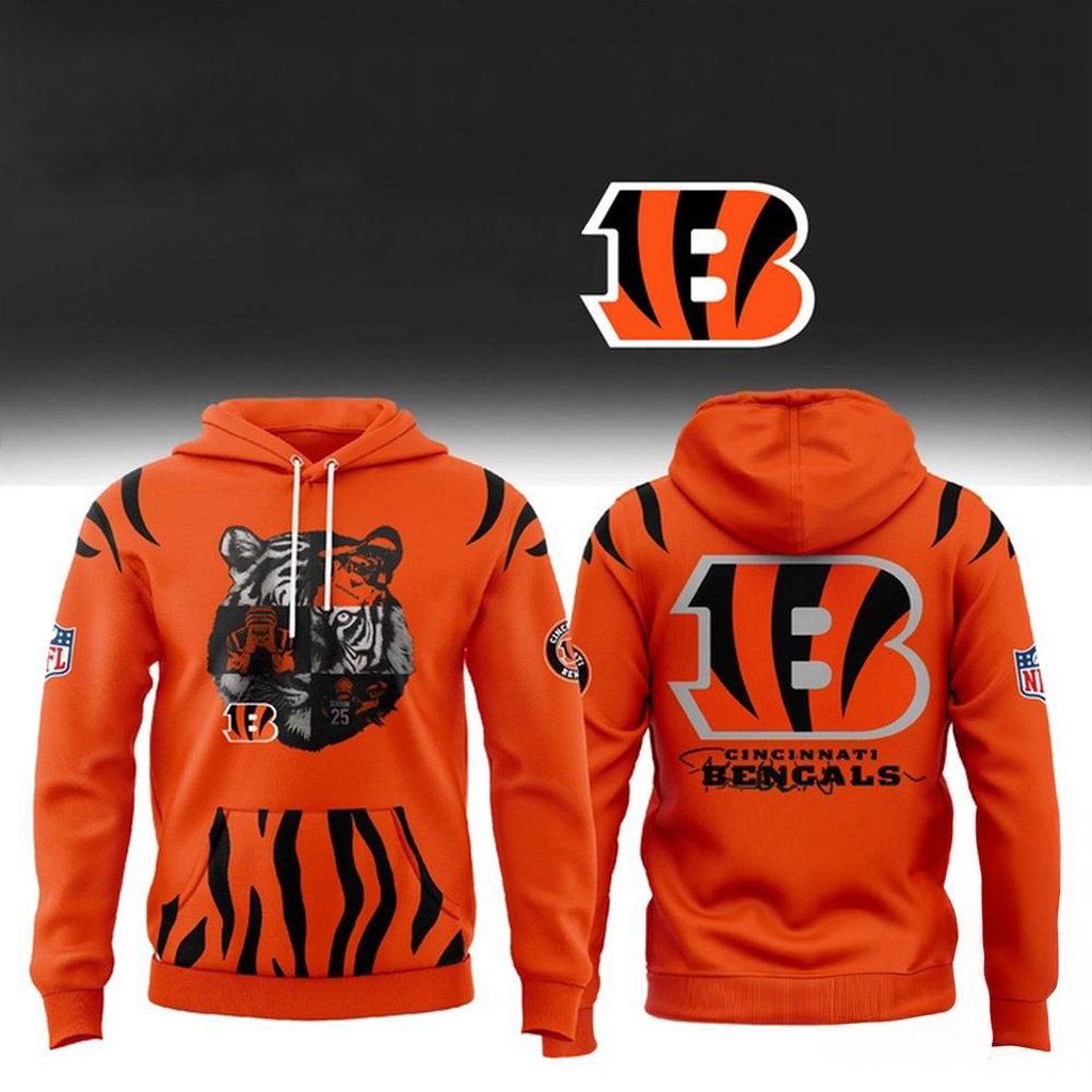 Cincinnati Bengals Now Available 2025 Season Hoodie Cincinnati Bengals Merch Gifts For Dad