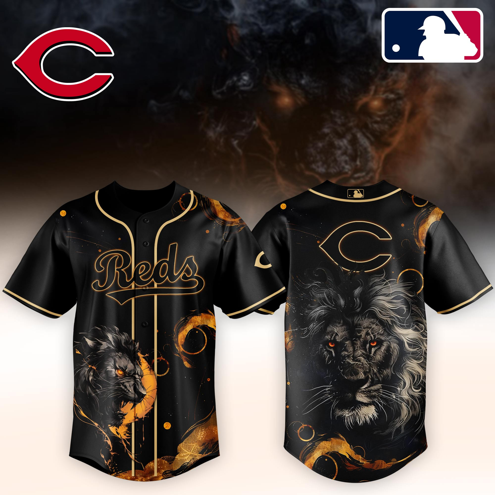 Cincinnati Reds Mlb X Lion Baseball Jersey For Fans