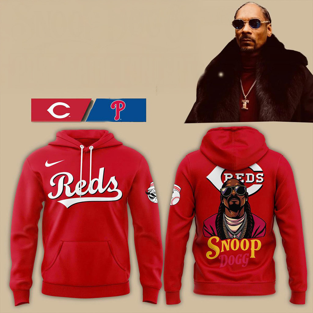 Cincinnati Reds X Snoop Dogg Post Game Concert Hoodie Cincinnati Reds Merch Him Gifts