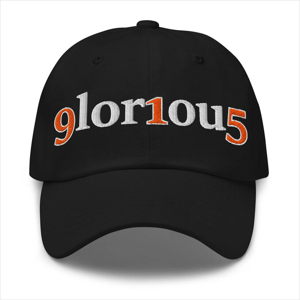 Cincy Shirts Merch Glorious Embroidered Hat Best Birthday Gifts For Husband Best Friend Gifts