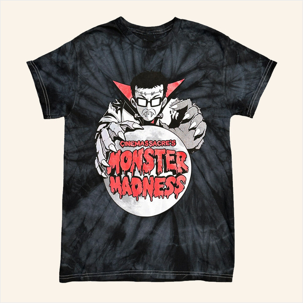 Cinemassacre Monster Madness Tie-Dye T-Shirt Retroware Merch Birthday Gifts For Friends