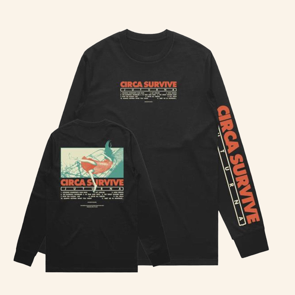 Circa Survive Merch Juturna Tracklist Long Sleeve Shirt Gifts For Dad