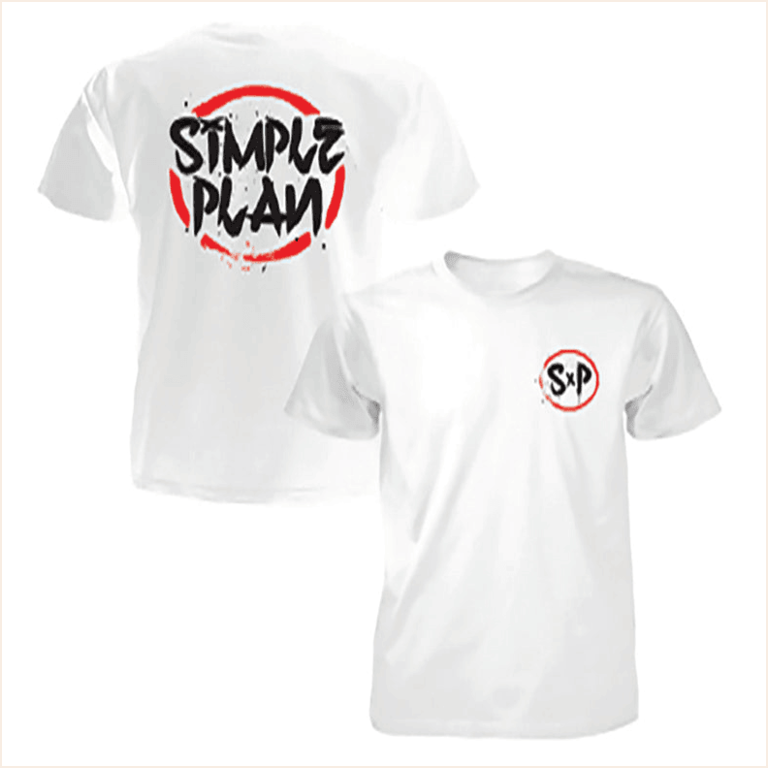 Circle Splat T-Shirt Simple Plan Merch Present For Husband Birthday Gifts For BFF