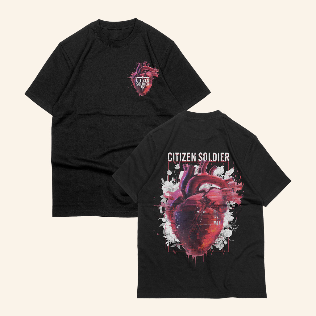 Citizen Soldier Band Merch Heartbeat T-Shirt Best Gifts For Rock Music Lovers