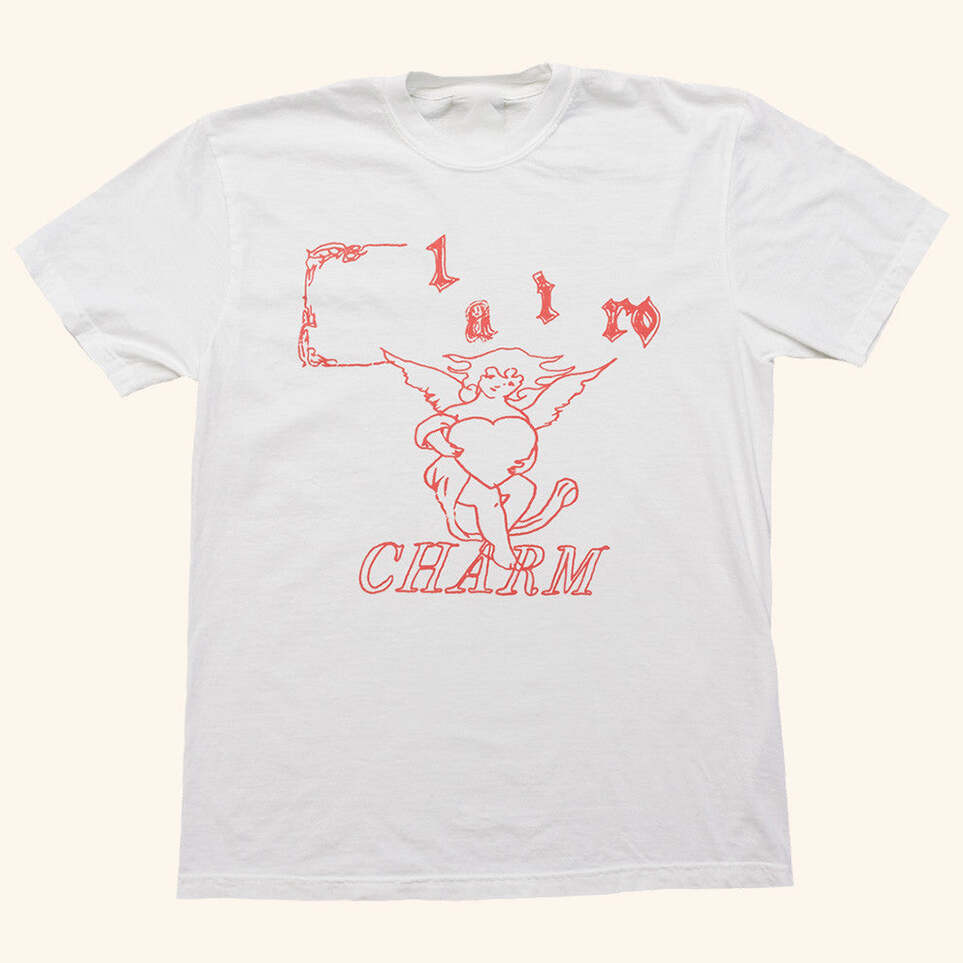 Clairo Charm Merch Charm Angel T-Shirt Gifts For Friends Birthday Gifts For Him