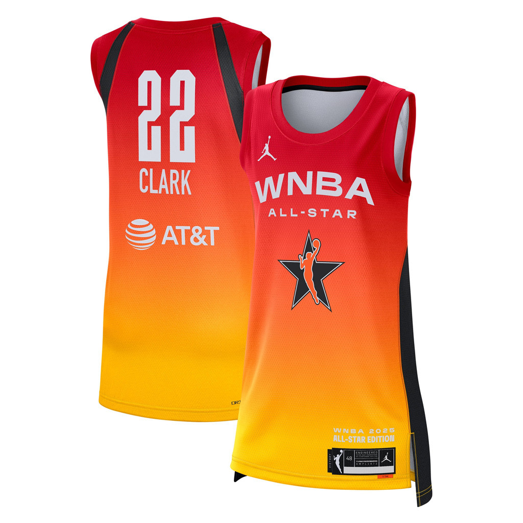 Clark Orange 2025 WNBA All-Star Game Explorer Edition Victory Player Jersey WNBA Merch