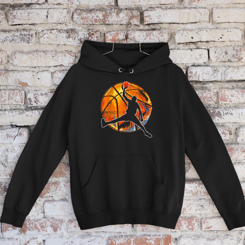 Classic 70s Basketball Retro Hobby Bball Player Baller Hoodie