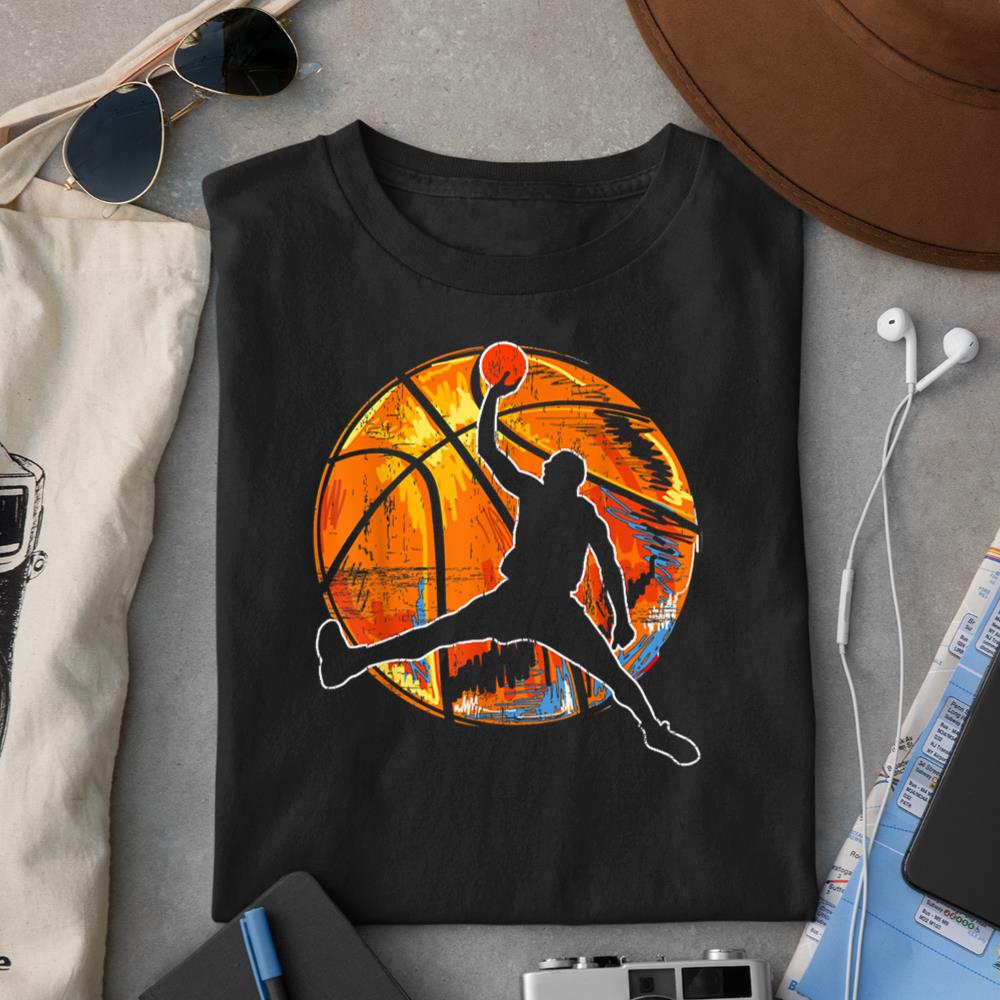 Classic 70s Basketball Retro Hobby Bball Player Baller T-Shirt