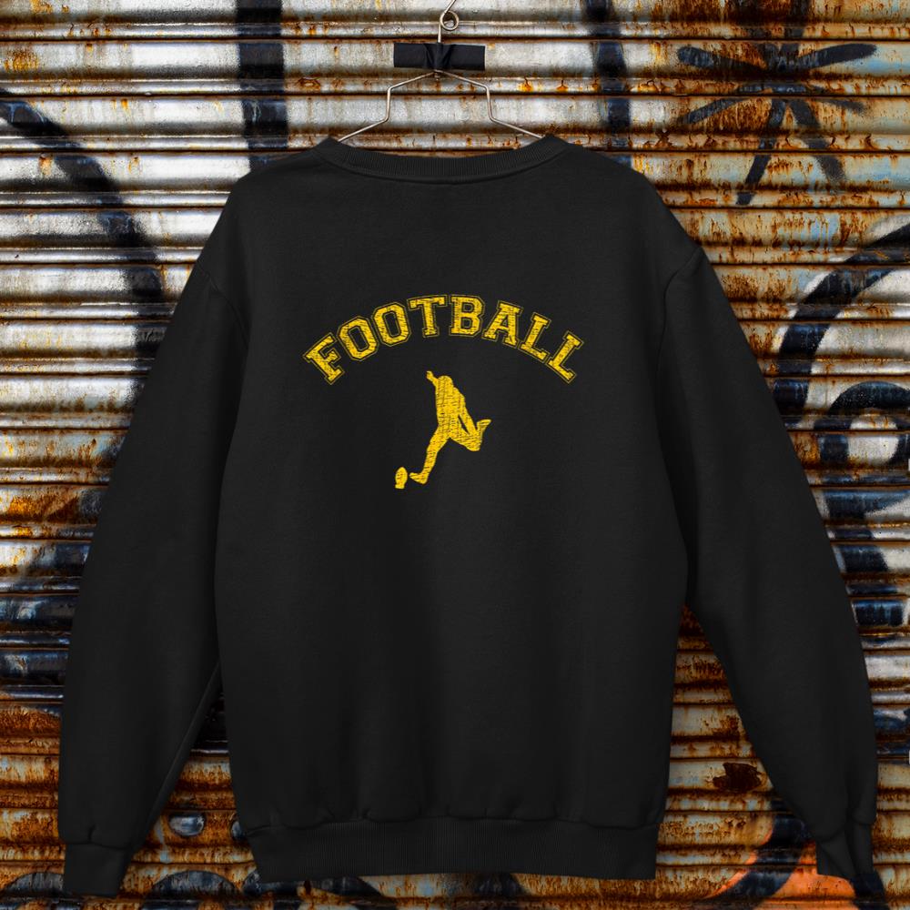 Classic College-style Football Kicker Sweatshirt