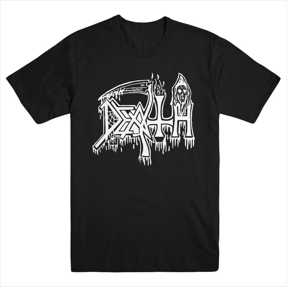 Classic Logo White On Black Shirt Death Merch Death Shirt Father'S Day Birthday Gifts For Him