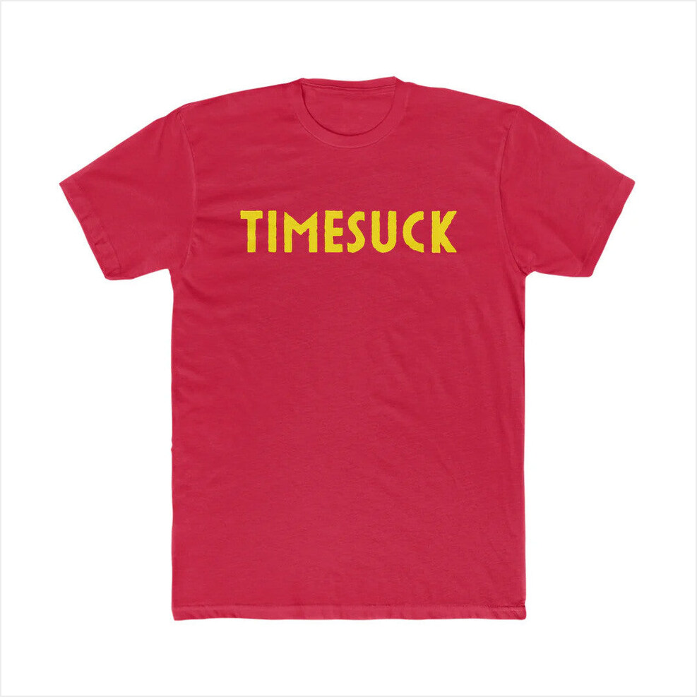 Classic Timesuck Logo Red T-Shirt Bad Magic Merch Birthday Gifts For Dad Gifts For BFF