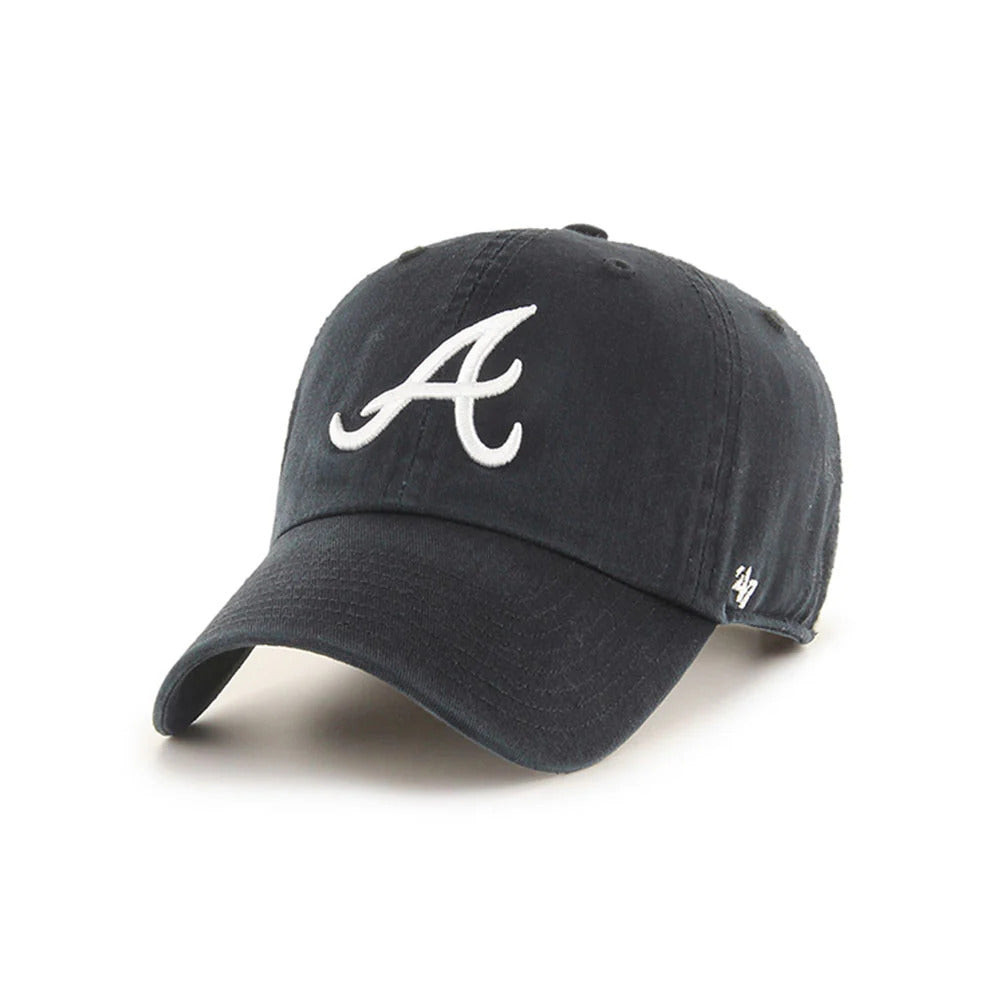 Cleanup Atlanta Braves Adjustable Hat Black Embroidered Best Gifts For Baseball Fans
