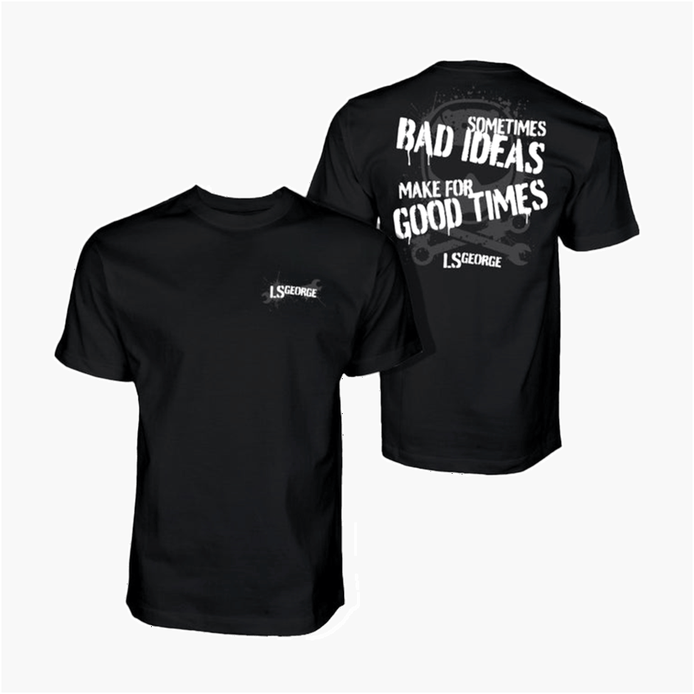 Cleetus Mcfarland Merch LS George's Bad Ideas T-Shirt Gifts For Fans Anniversary Gift for Men