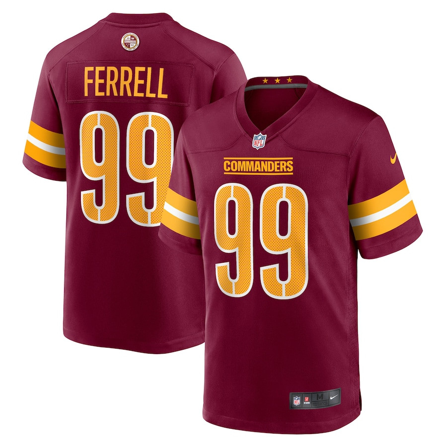 Clelin Ferrell 99 Washington Commanders Game Men Jersey - Burgundy - JS127
