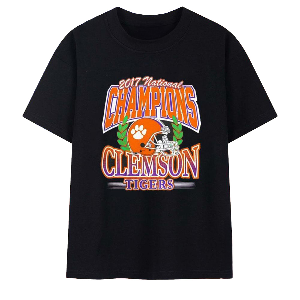 Clemson Tigers 2017 National Champions T-Shirt Clemson Tigers Merch Football Related Gifts