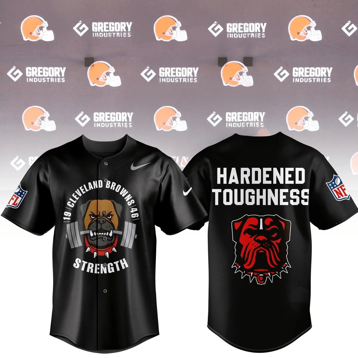 Cleveland Browns Strength Hardened Toughness 2025 Jerseyt Browns Merch Fans Gifts