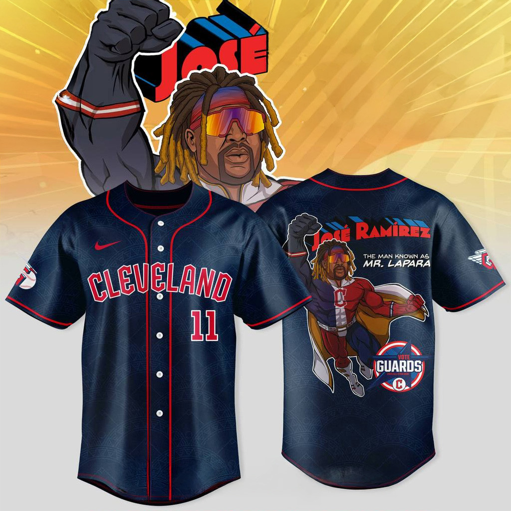Cleveland Guardians Power All-Star e Is The Man Known As Mr Lapara Navy Jersey Dad Gifts