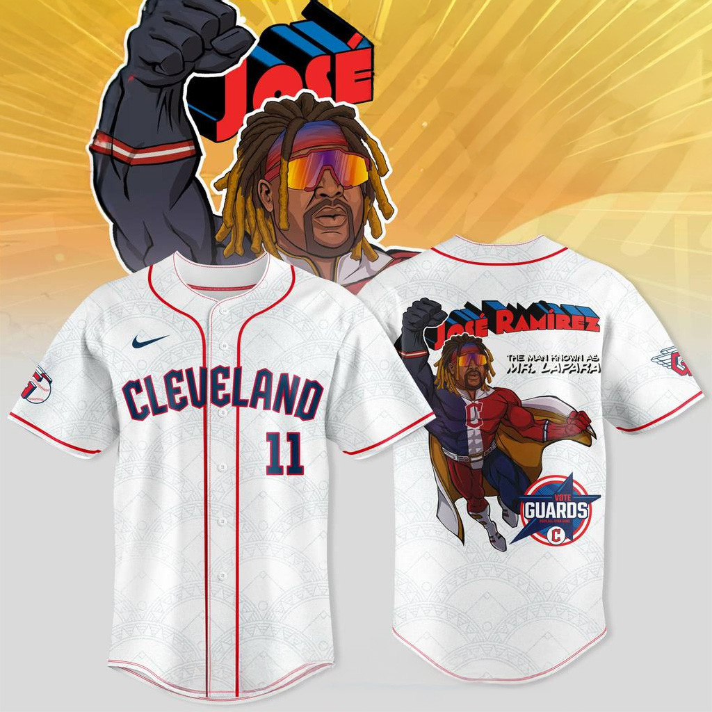 Cleveland Guardians Power All-Star e Is The Man Known As Mr Lapara White Jersey Dad Gifts