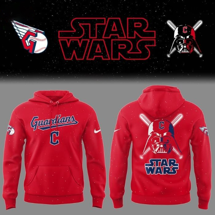 Cleveland Guardians Star Wars Hoodie Baseball Player Gift Ideas