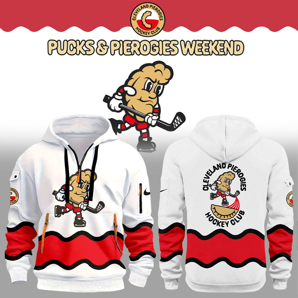 Cleveland Monsters Pierogies Uniform Zip Long Sleeve Hoodie Best Gifts For Hockey Lovers