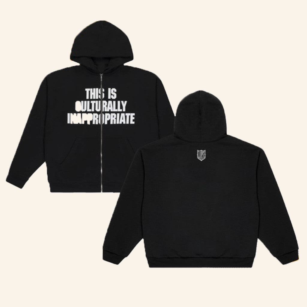 Clipse Merch This Is Culturally Inappropriate Zip Hoodie Gifts For Dudes