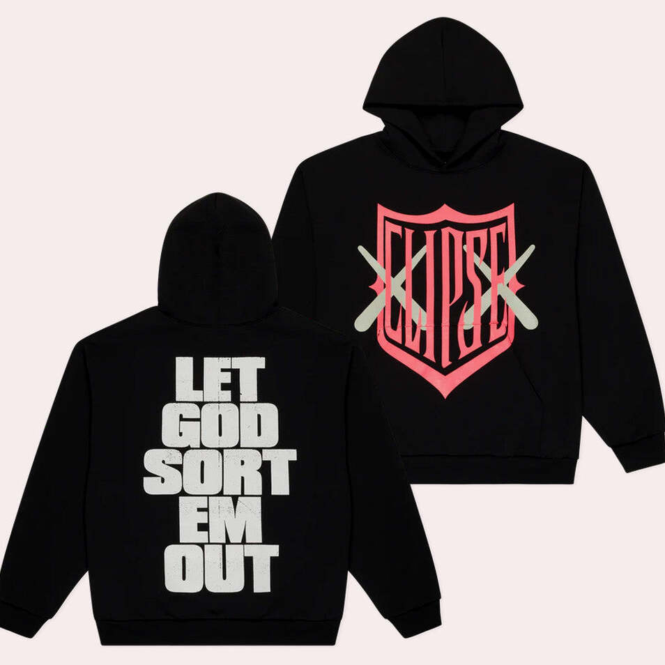 Clipse Tour Merch Kaws X Clipse Let God Sort Em Out Hoodie Unique Gifts For Husband