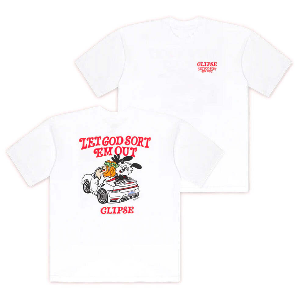 Clipse Tour Merch Verdy X Clipse Let God Sort Em Out T-Shirt Friends Gifts Gifts For Besties
