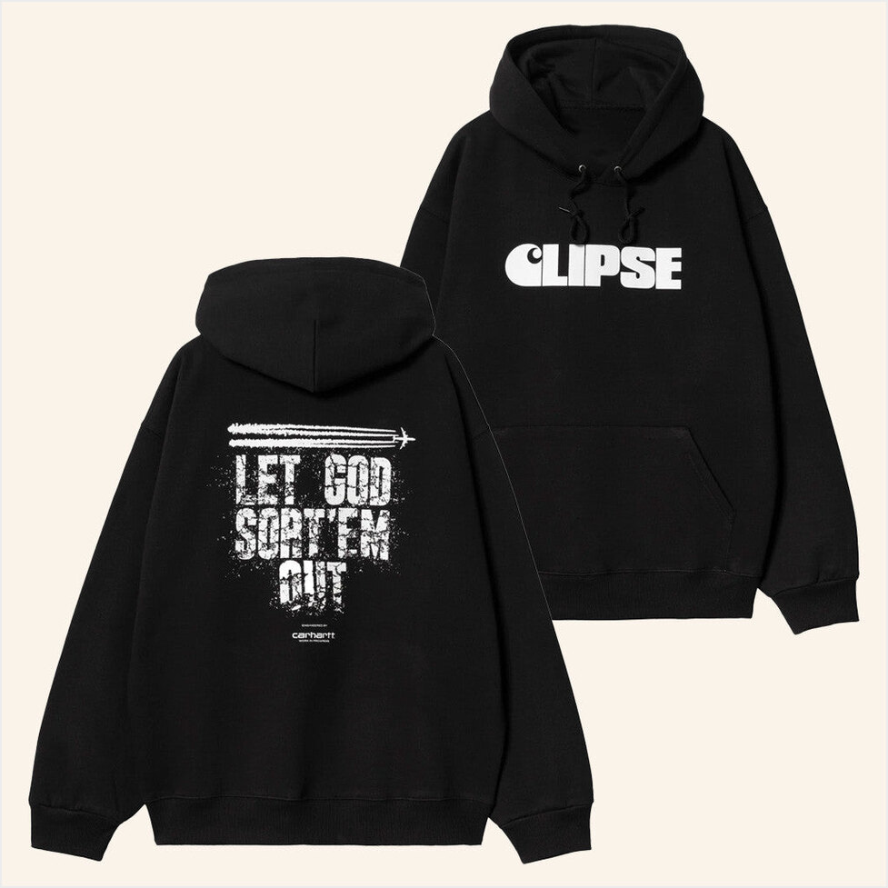 Clipse X Carhartt Wip Let God Sort Em Out Hoodie Carhartt Wip Merch Birthday Gifts For Dad