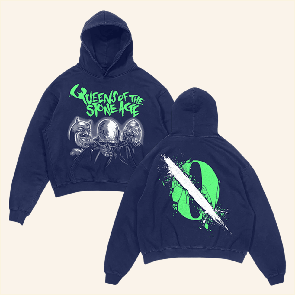 Clockwork Monster Hoodie Queens Of The Stone Age Merch Dudes Birthday Gifts For BFF