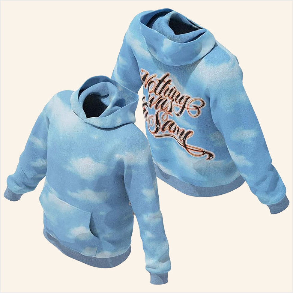 Cloud Print Hoodie Drake Merch Gift Ideas For Husband Birthday Gifts For Best Friend