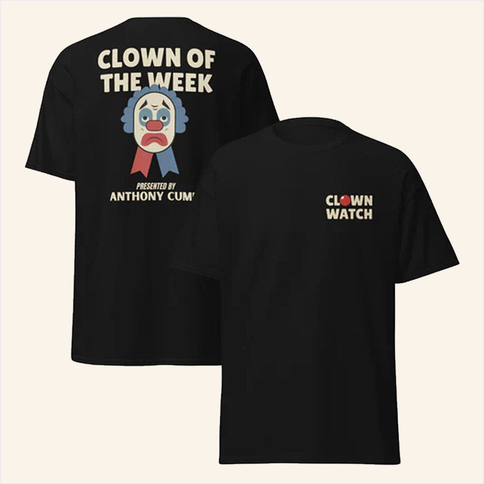Clown Watch T-Shirt WABC Radio Merch Best Gifts For Dad Birthday Gift Ideas Christmas Presents