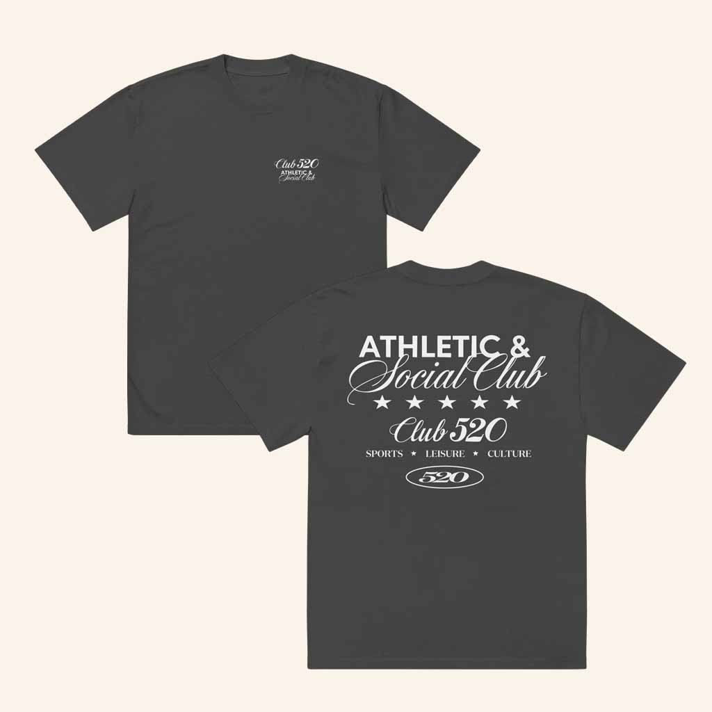 Club 520 Merch Athletic And Social Club Black Shirt Best Gifts For Brother