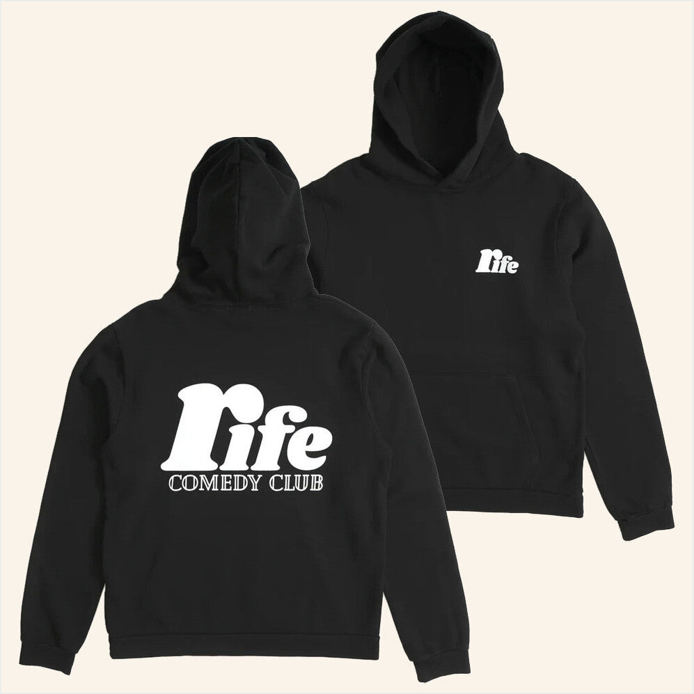Club Rife Hoodie Matt Rife Merch Black Present For Husband Birthday Gifts For Friends
