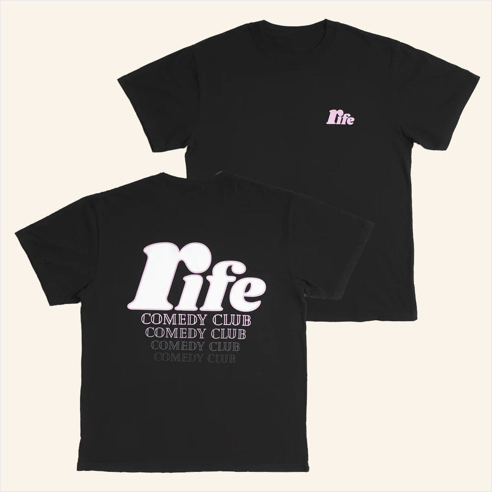 Club Rife T-Shirt Matt Rife Merch Black Birthday Gifts For Best Friend Christmas Presents