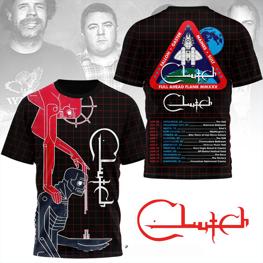 Clutch Band 30th Anniversary Tour 2025 Shirt Clutch Band Merch Gifts For Fans