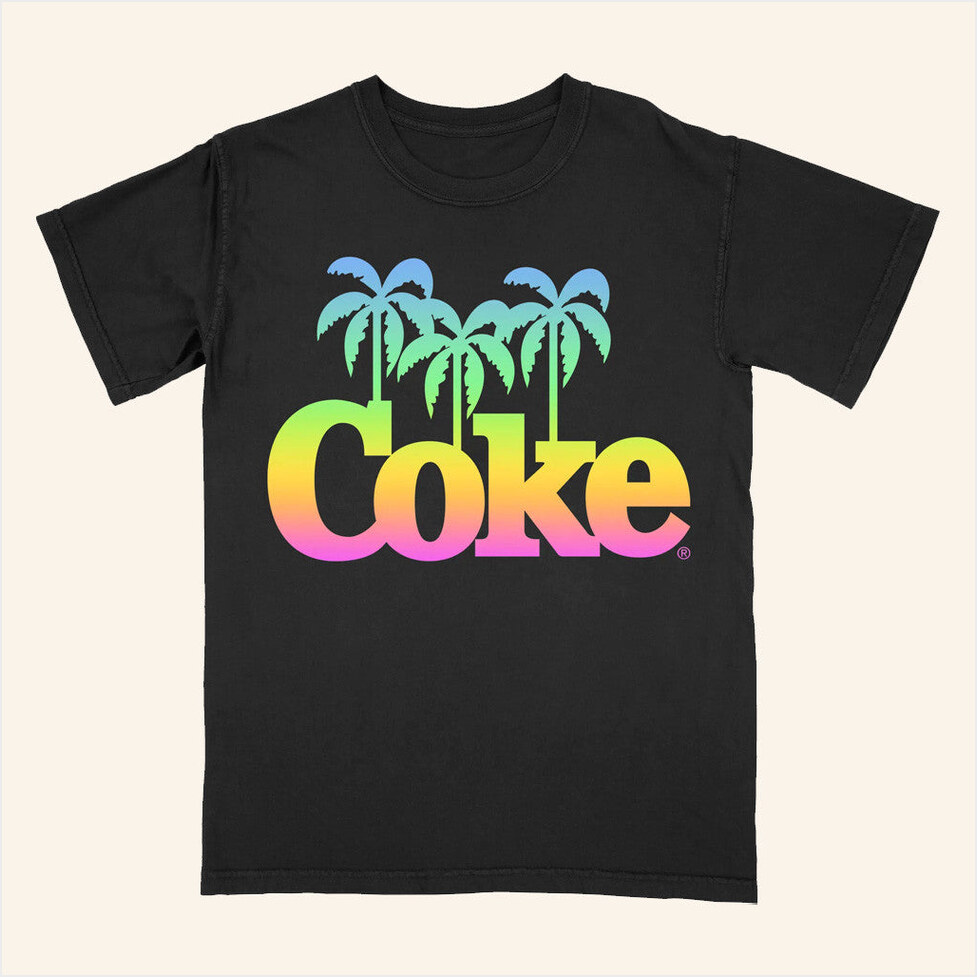 Coca Cola Trees T-Shirt Screen Stars Merch Birthday Gifts For Besties Christmas Presents