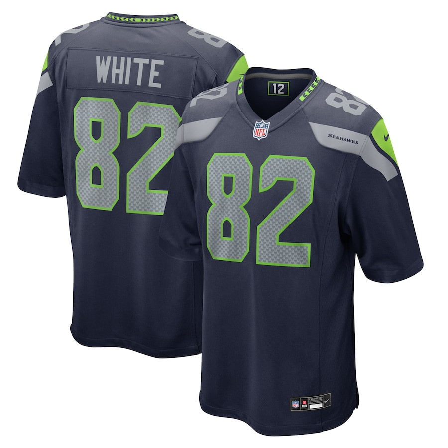 Cody White 82 Seattle Seahawks Game Men Jersey - College Navy - JSDV166