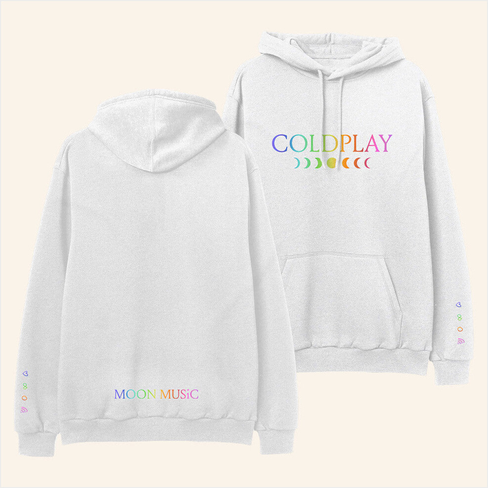 Coldplay Logo Hoodie Coldplay Merch Birthday Present For Husband Gifts For Besties
