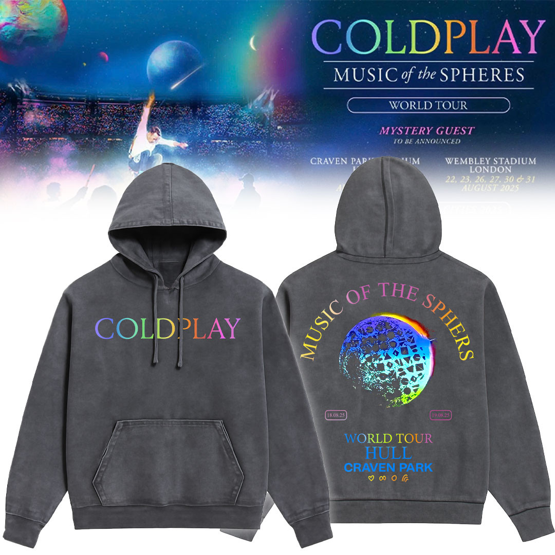 Coldplay Music Of The Spheres World Tour Hoodie Gift Ideas For Music Lovers