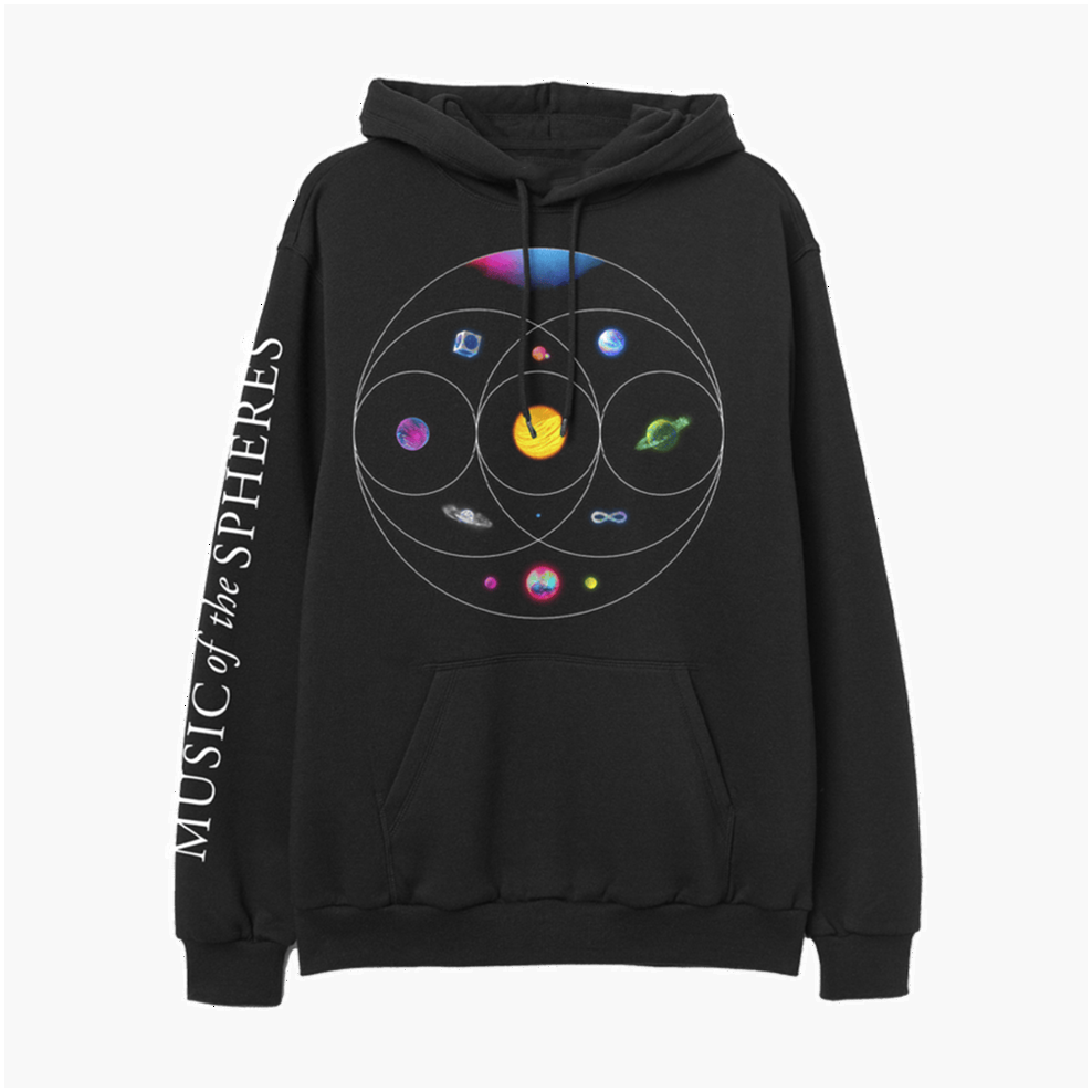 Coldplay Tour 2025 Hoodie Music Of The Spheres Graphic Hoodie Fan Favorite Gift For Him