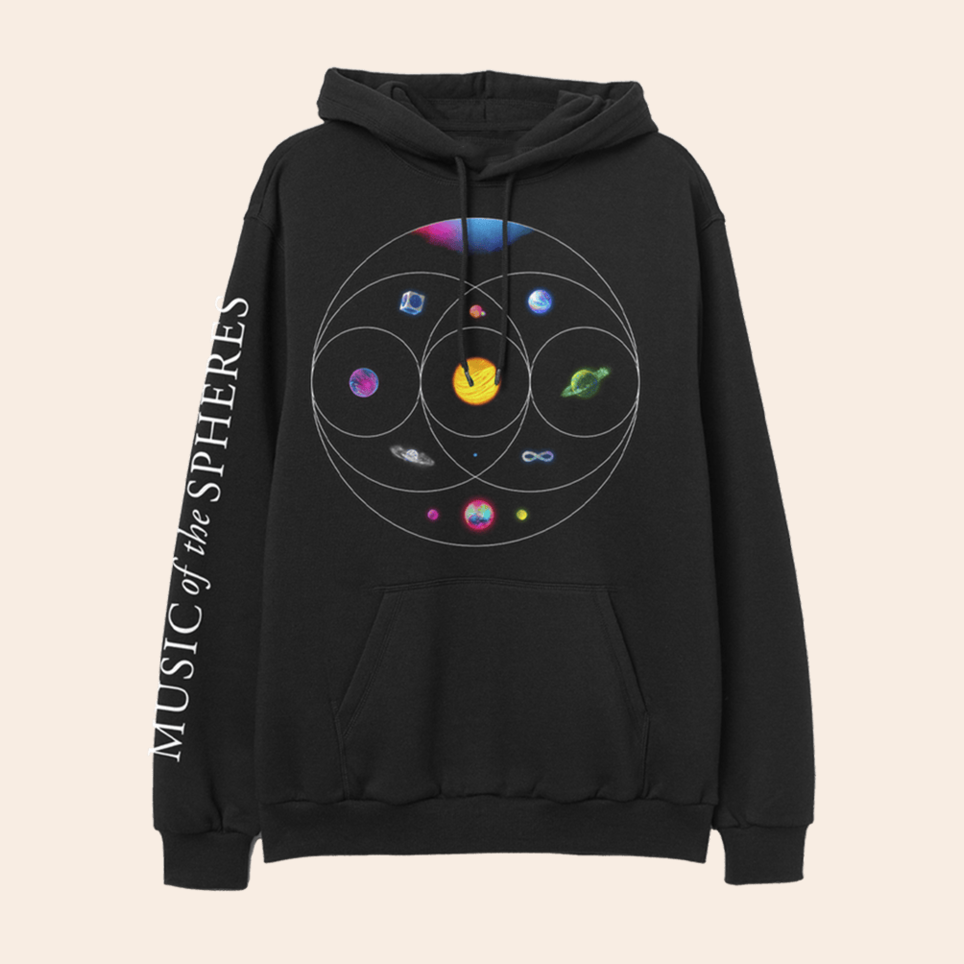 Coldplay Tour 2025 Hoodie Music Of The Spheres Graphic Hoodie Fan Favorite Gifts For Him