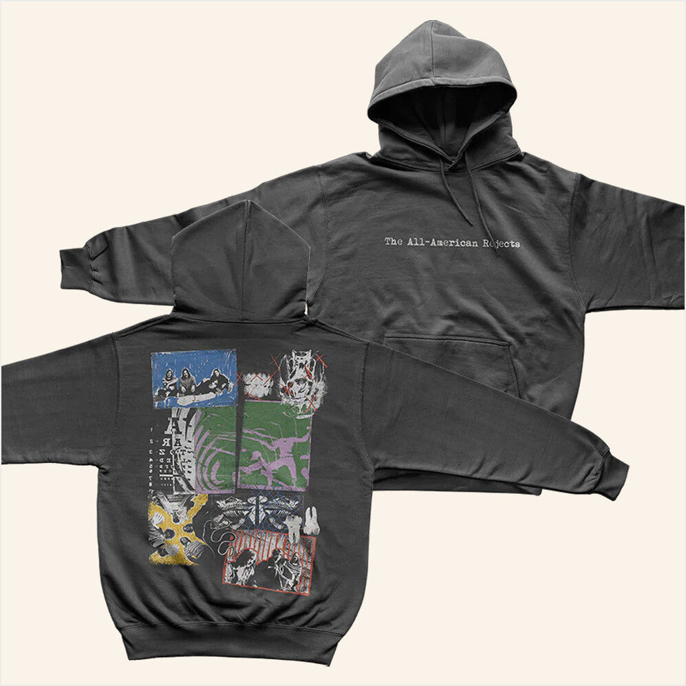 Collage Hoodie The All-American Rejects Merch Present For Husband Birthday Gifts For BFF