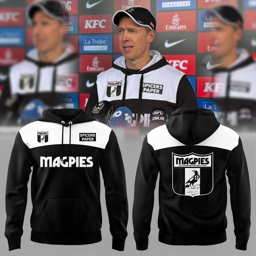 Collingwood Magpies X Coach Mcrae 2025 Hoodie