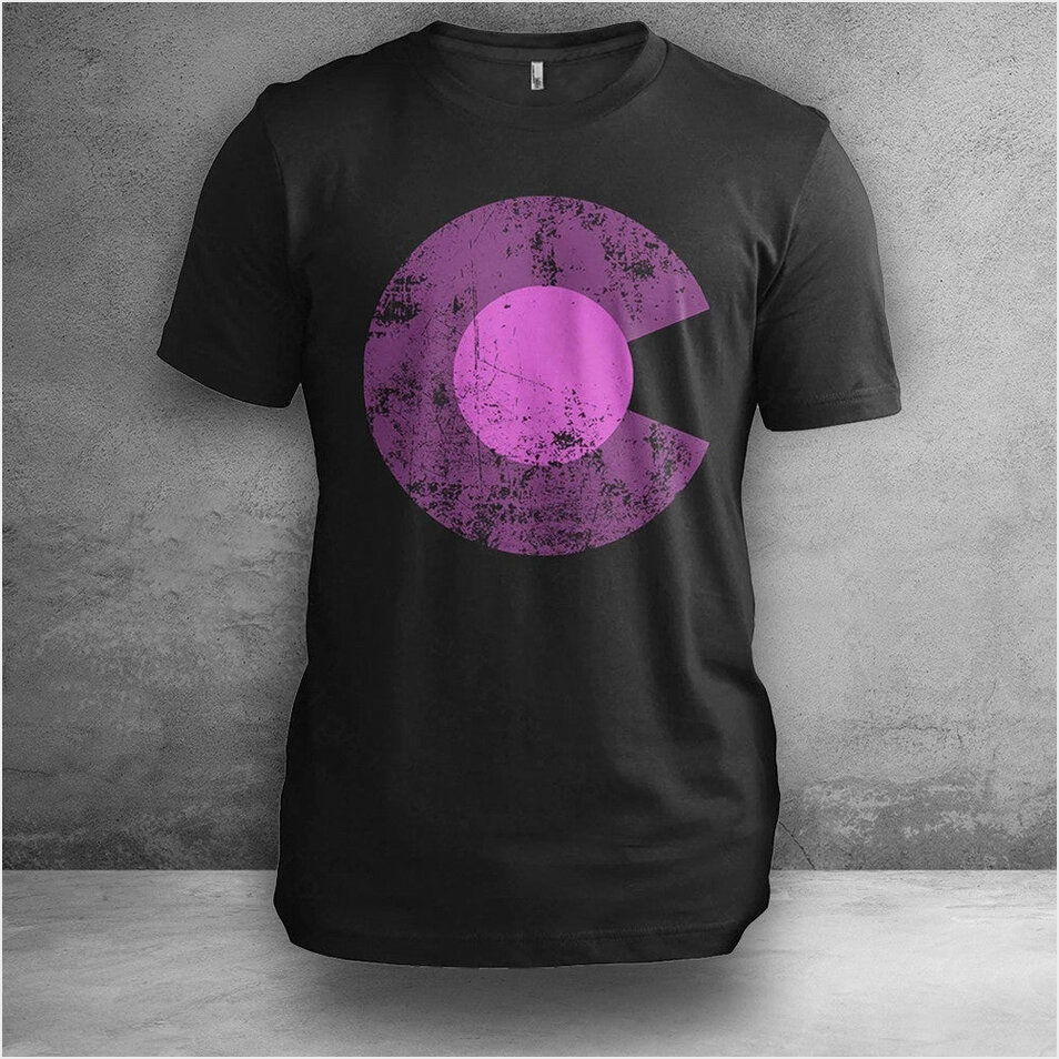 Colorado Breast Cancer Awareness Colorado T-Shirt Birthday Gifts For Women With Breast Cancer