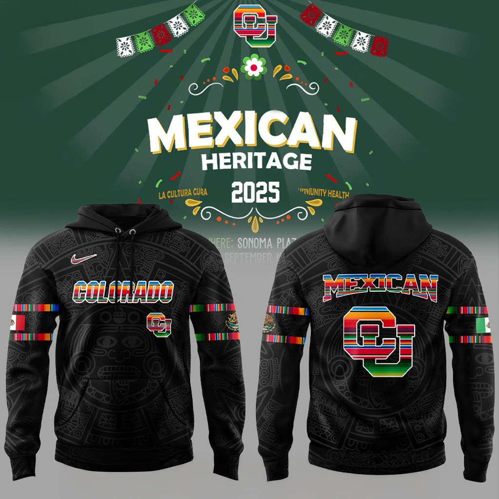Colorado Buffaloes Mexican Heritage Night 2025 Hoodie Colorado Buffaloes Merch Gifts For Him